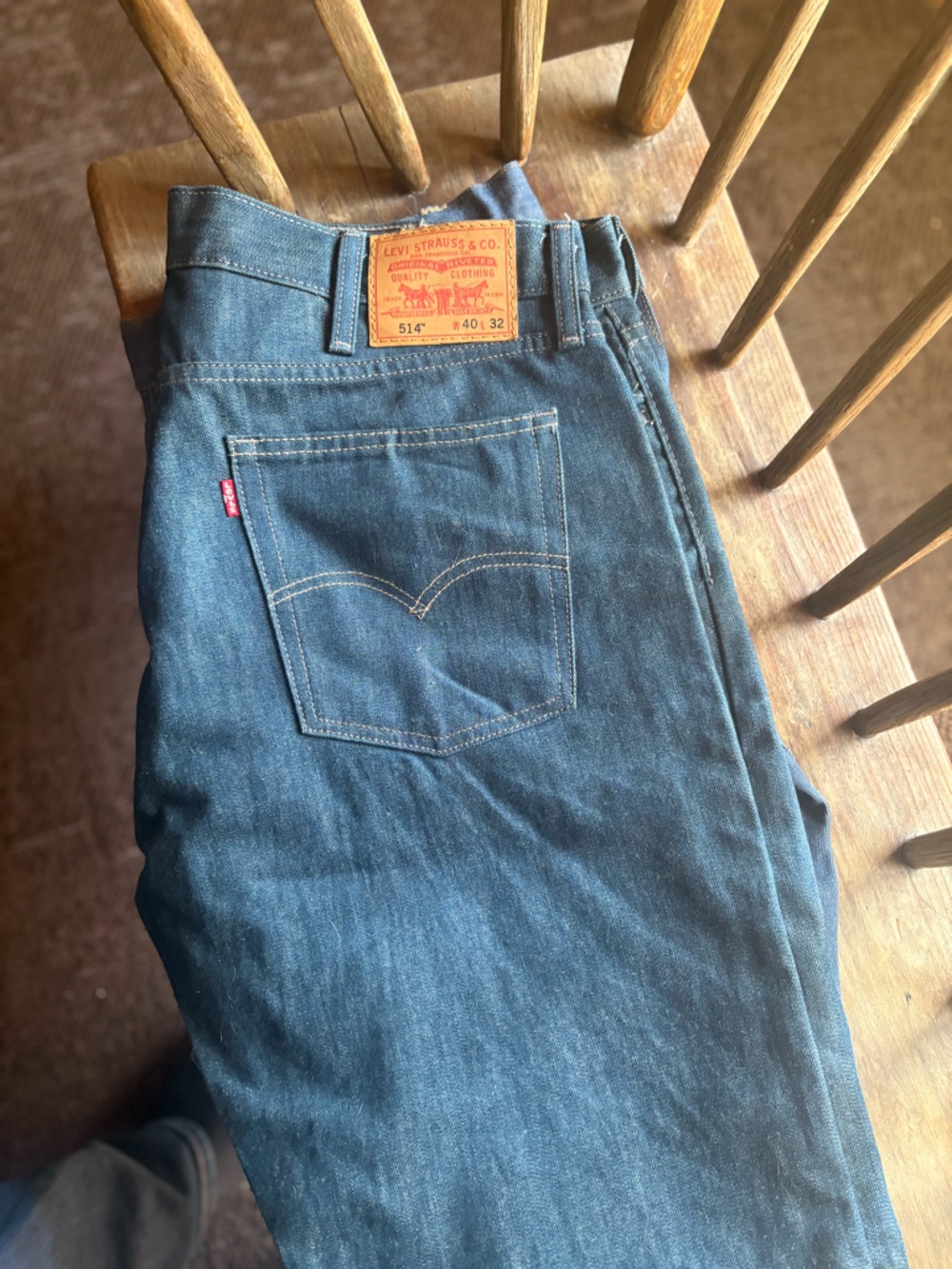 Levi's Men's Indigo Straight Denim Jeans